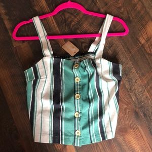 Vestique new with tags striped top